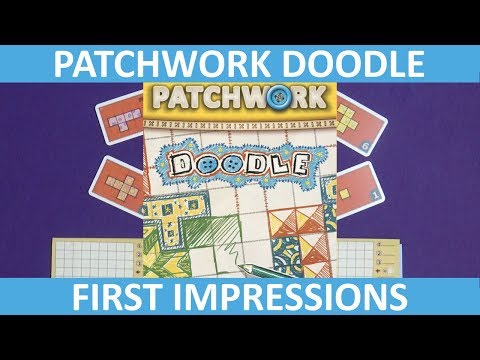Patchwork Doodle | First Impressions | slickerdrips