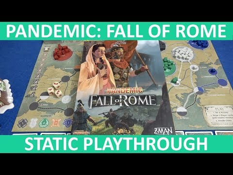 Pandemic: Fall of Rome - Playthrough (Static Camera) - slickerdrips