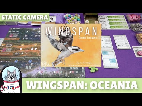 Wingspan: Oceania Expansion | Solo Playthrough (Static Camera)