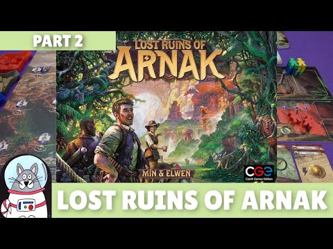 Lost Ruins of Arnak | Playthrough (Static Camera) [Part 2] | slickerdrips