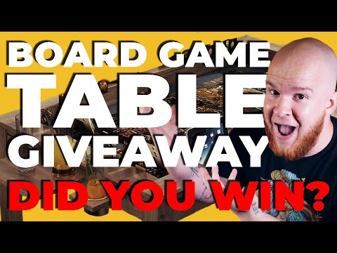 Giving Away a Board Game Table + PO Box Unlocked!