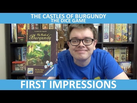 The Castles of Burgundy: The Dice Game - First Impressions - slickerdrips