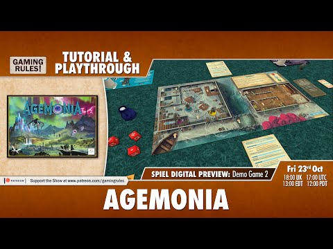 Agemonia - Tutorial &amp; Playthrough Demo for Spiel Digital - Game 2
