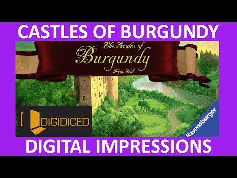 The Castles of Burgundy (Digital) - First Impressions - slickerdrips