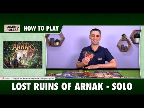 Lost Ruins of Arnak - How to Play the Solo game