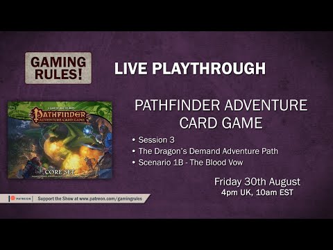 Pathfinder Adventure Card Game - Session 3