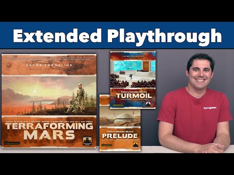 Terraforming Mars with Turmoil and Prelude expansions Extended Playthrough