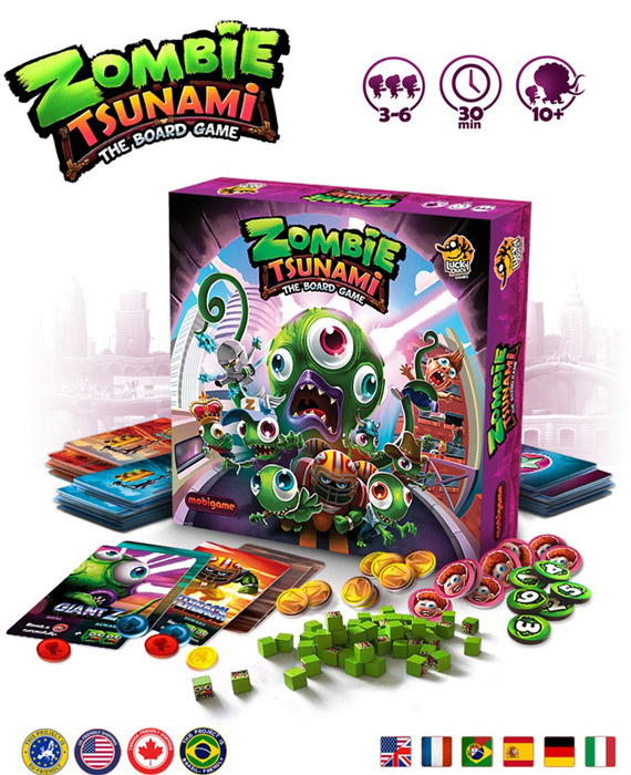 Zombie Tsunami Now Up on Kickstarter! - Boardgame Stories