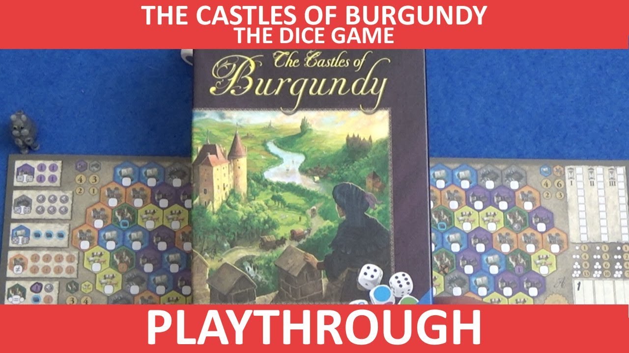 The Castles of Burgundy The Dice Game Playthrough Boardgame Stories