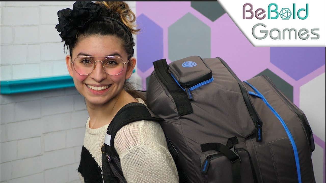 Assembling the Geek On Backpack Boardgame Stories