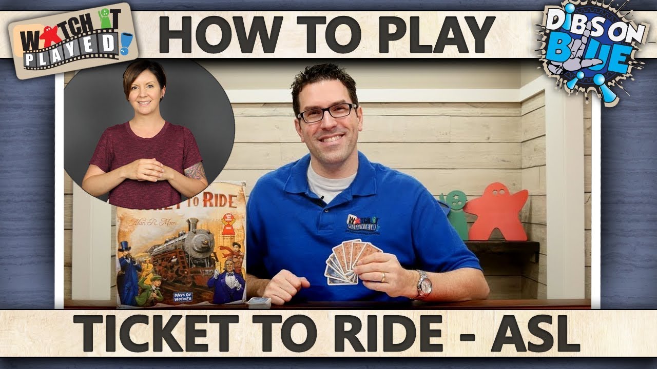 Ticket To Ride WITH ASL How To Play Boardgame Stories