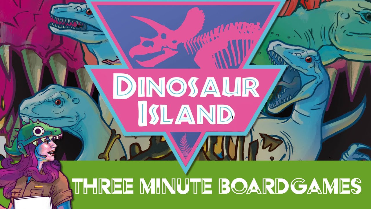 Dinosaur Island In About Minutes Boardgame Stories