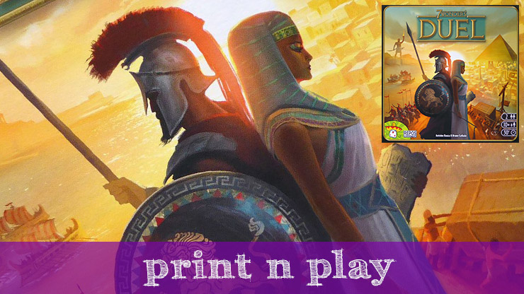 7 Wonders Duel Print N Play Boardgame Stories