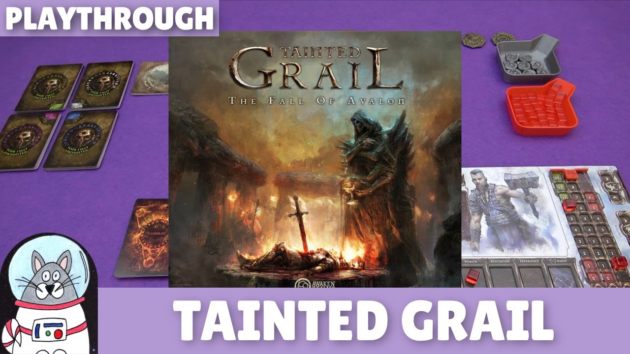 EPic Tainted Grail Video Game Vs Board Game with Epic Design ideas
