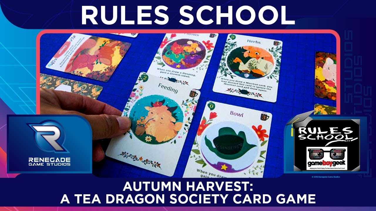 How to Play Autumn Harvest A Tea Dragon Society Game (Rules School