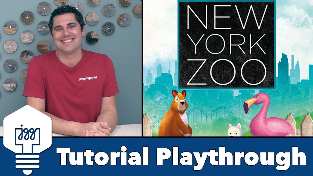 New York Zoo Tutorial & Full Playthrough Boardgame Stories