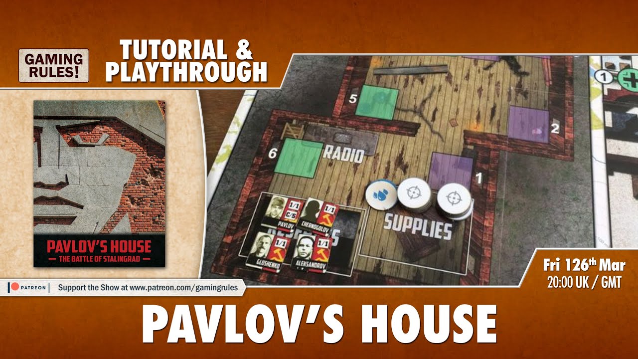 Pavlov's House Tutorial & Playthrough Solo game Boardgame Stories