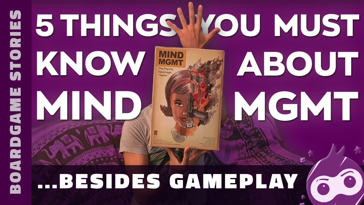 Mind Mgmt 5 Things You Must Know In 5 Minutes Boardgame Stories 5480