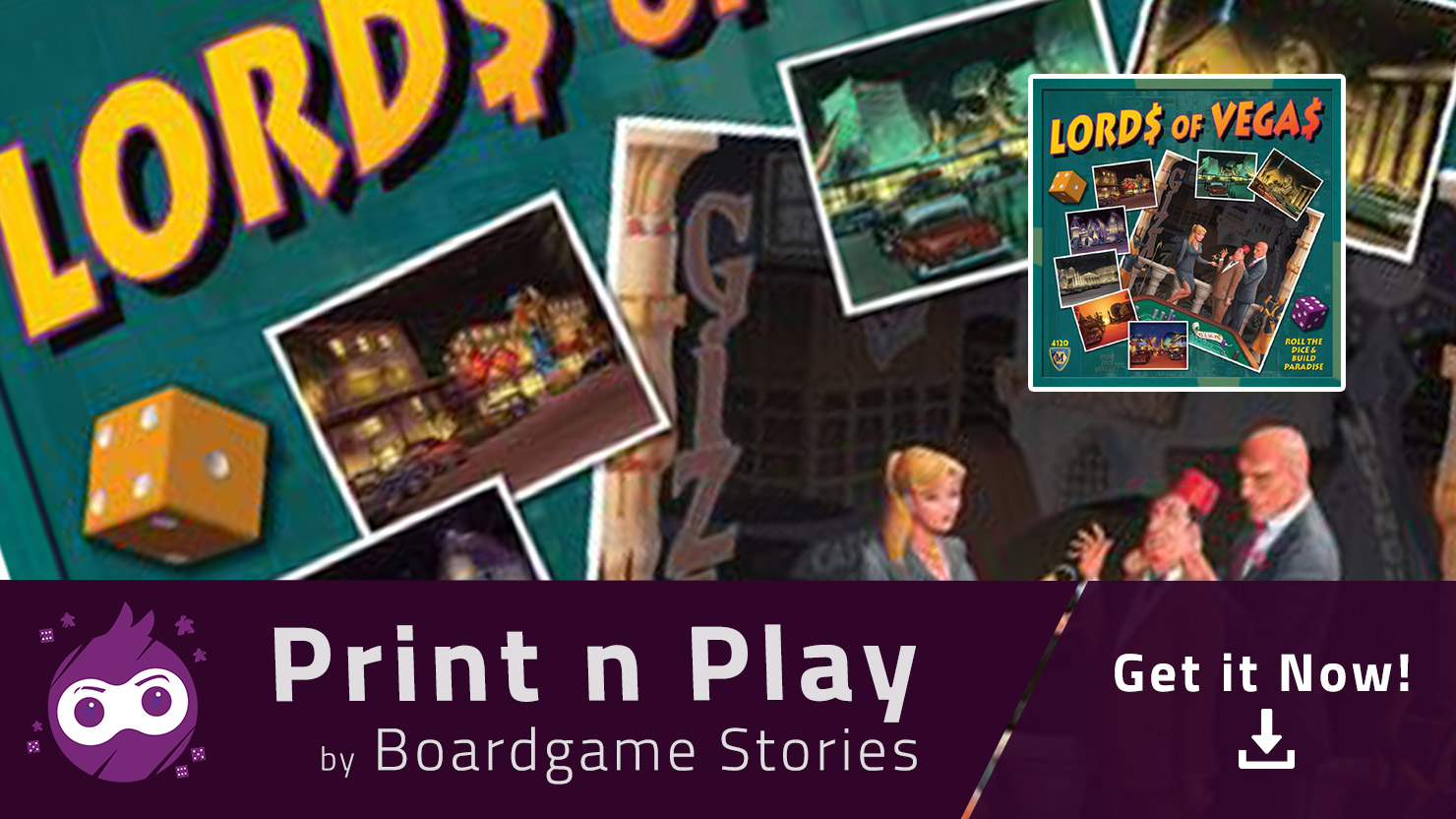 Lords of Vegas - Print and Play - Boardgame Stories