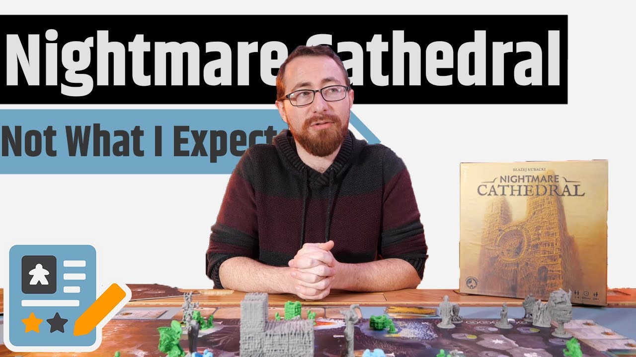 Nightmare Cathedral Board Game Gamefound Exclusive Edition