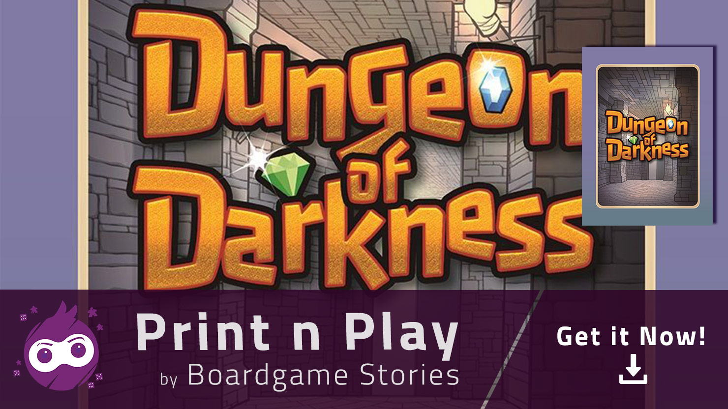 Dungeon of Darkness - Print n Play - Boardgame Stories