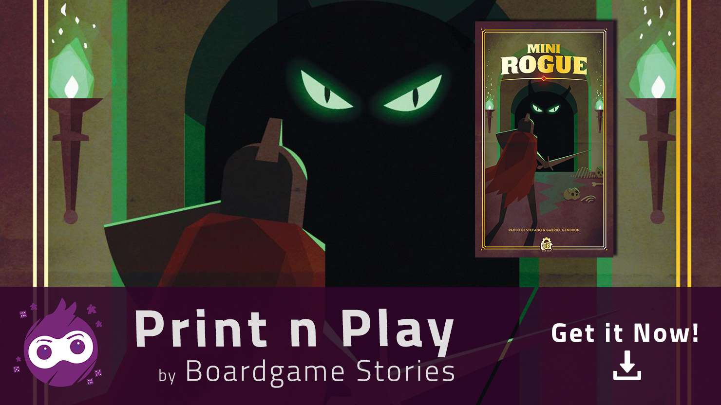 Mini Rogue - Print n Play - Boardgame Stories