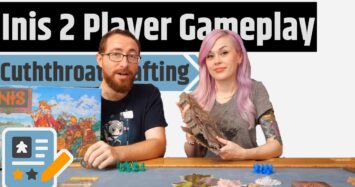 Inis Gameplay – Does 2 Player Work For My Favorite Area Control? with @Professor Meg