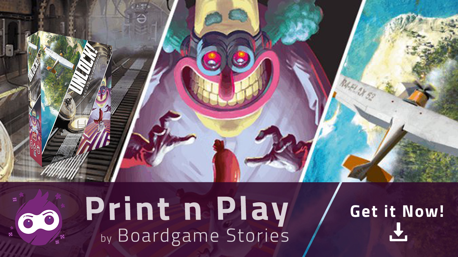 Råd Radioaktiv stout UNLOCK! - Print n Play - Boardgame Stories