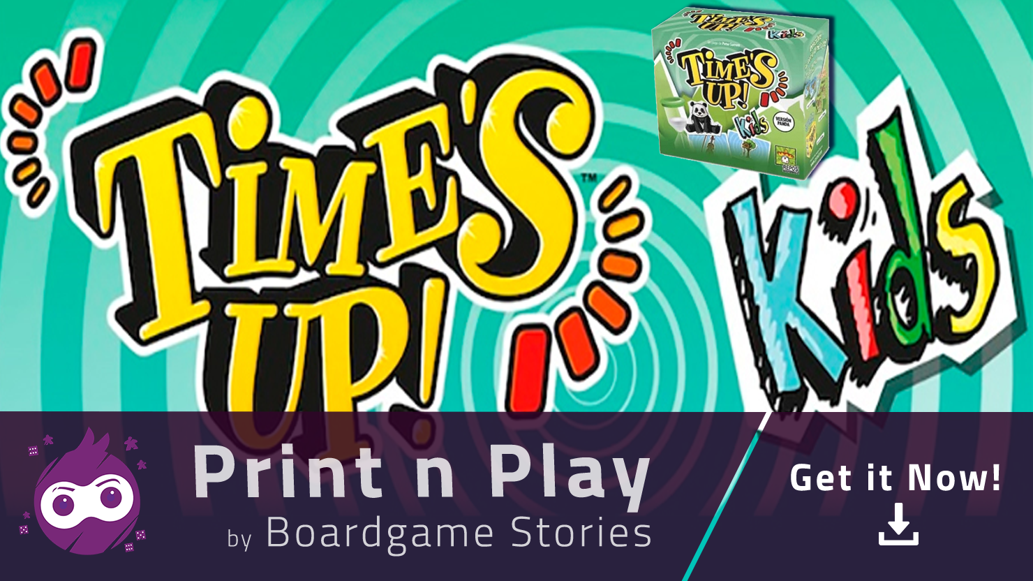 Time's Up! Kids - Print n Play - Boardgame Stories