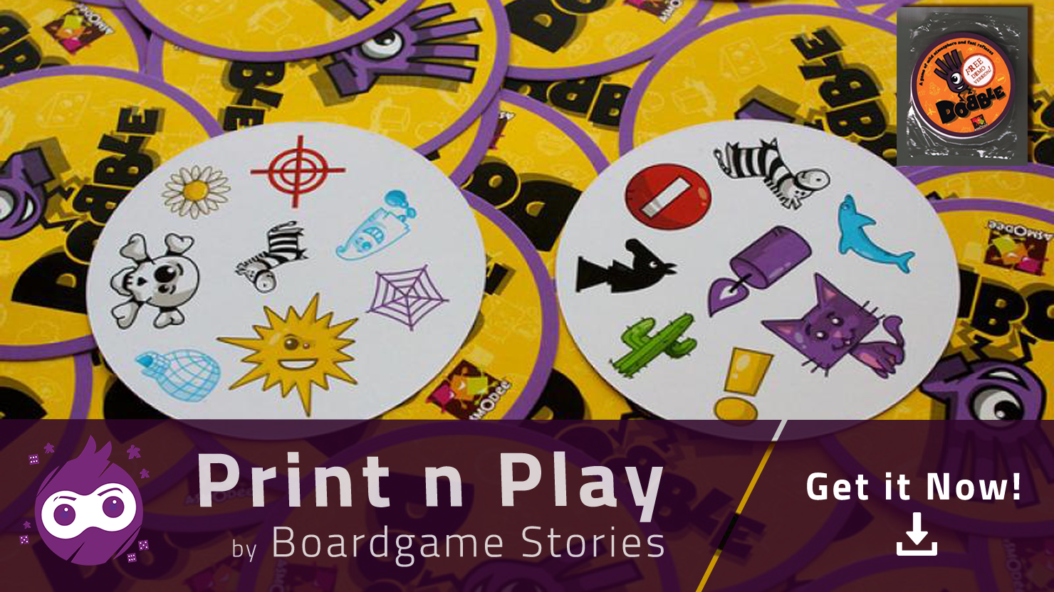 Dobble: Free demo Version - Print n Play - Boardgame Stories