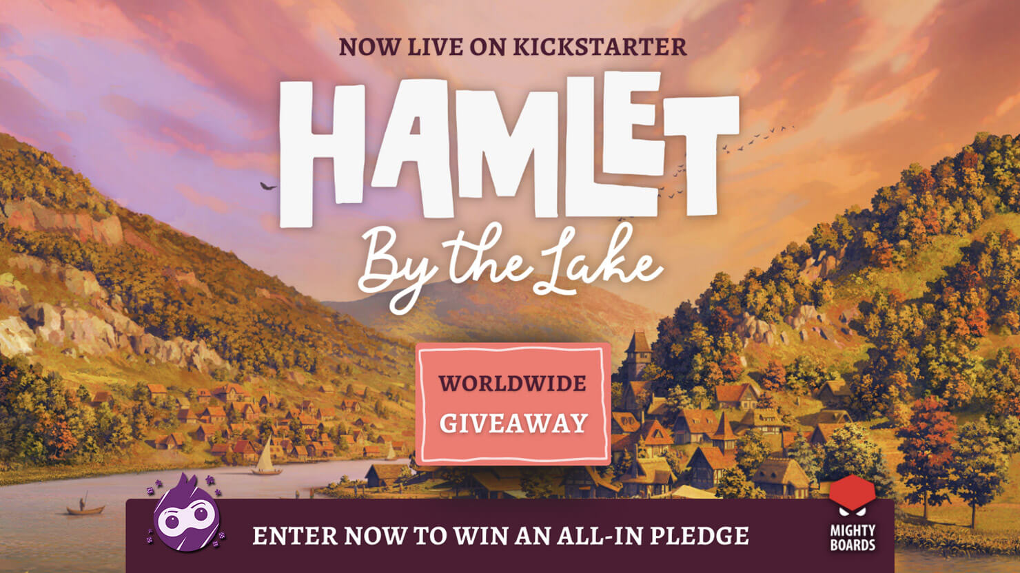 🏞️ Hamlet: By the Lake 🛶 Kickstarter Giveaway 🔥 - Boardgame